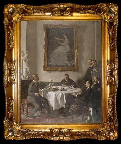 framed  William Orpen Homage to Manet, ta009-2
